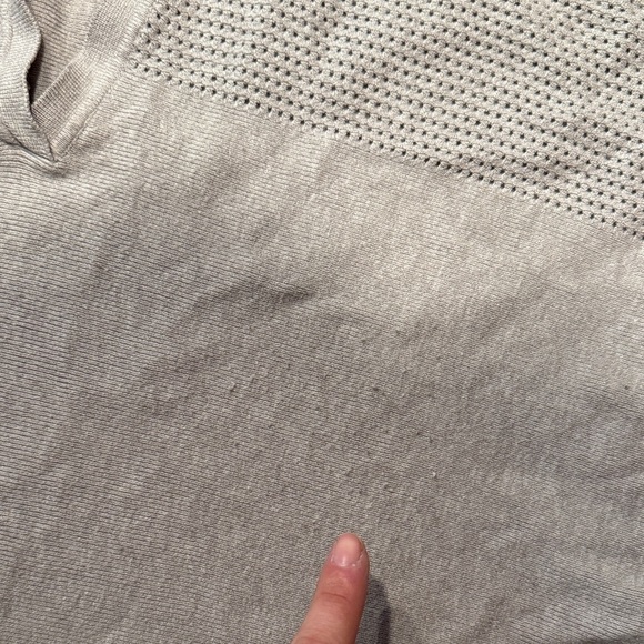 Gray Women's Knit Collared Blouse - Picture 3 of 4